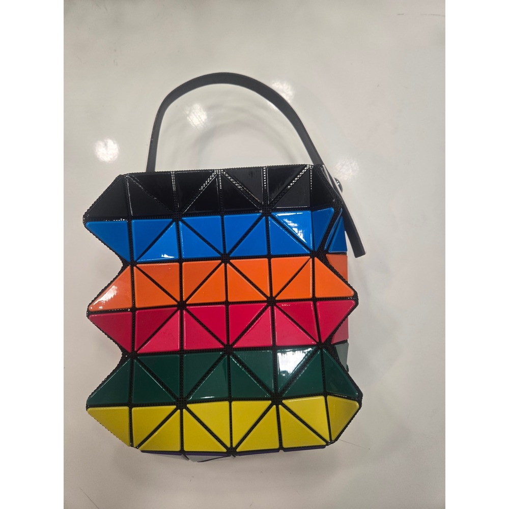 Bao Bao Issey Miyake Prism Kangaroo Multi Color Geometric Purse Rainbow Pride - Picture 2 of 5